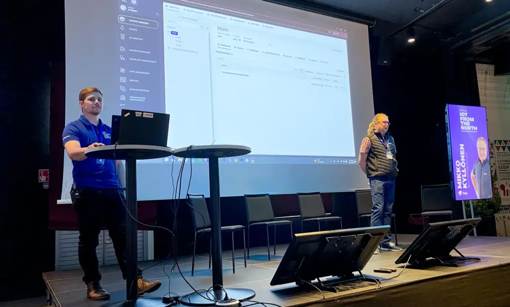 Jaakko-Juhani Jääskö & Mikko Kyllönen presenting
